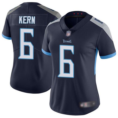 Brett Kern Tennessee Titans navy jersey