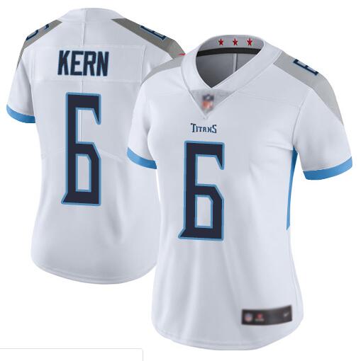 Brett Kern Tennessee Titans white jersey