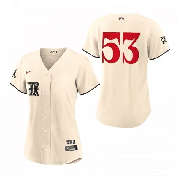 Adolis Garcia Texas Rangers cream City Connect jersey