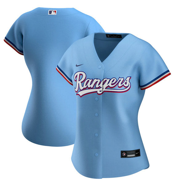 Texas Rangers blue jersey