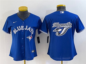Custom Toronto Blue Jays blue jersey