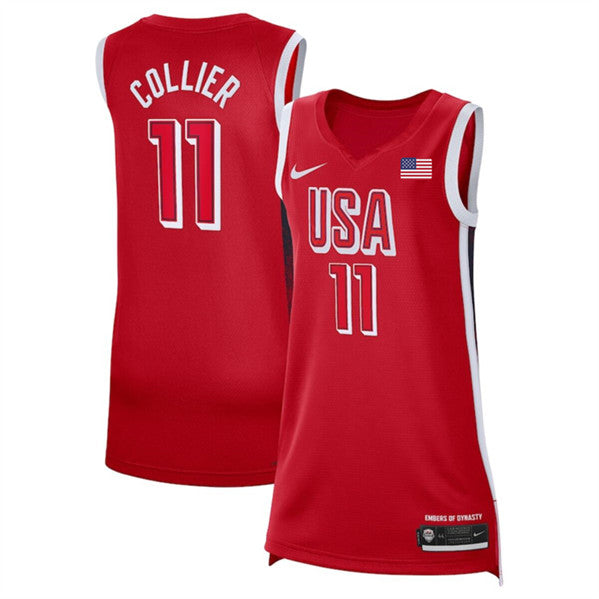 Napheesa Collier USA Basketball red jersey