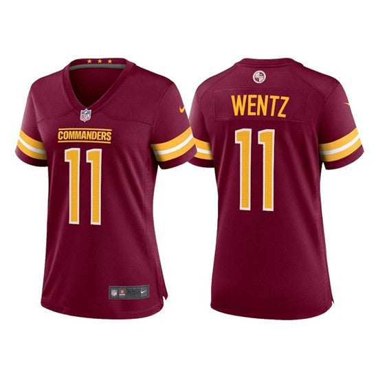 Carson Wentz Washington Commanders burgundy Game jersey