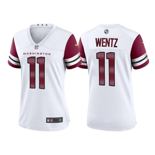 Carson Wentz Washington Commanders white jersey