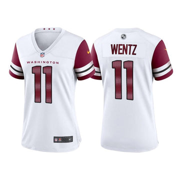 Carson Wentz Washington Commanders white jersey