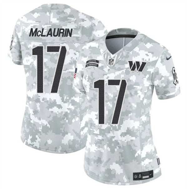 Terry McLaurin Arctic Washington Commanders camo Salute To Service jersey