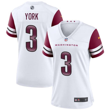 Cade York Washington Commanders white jersey