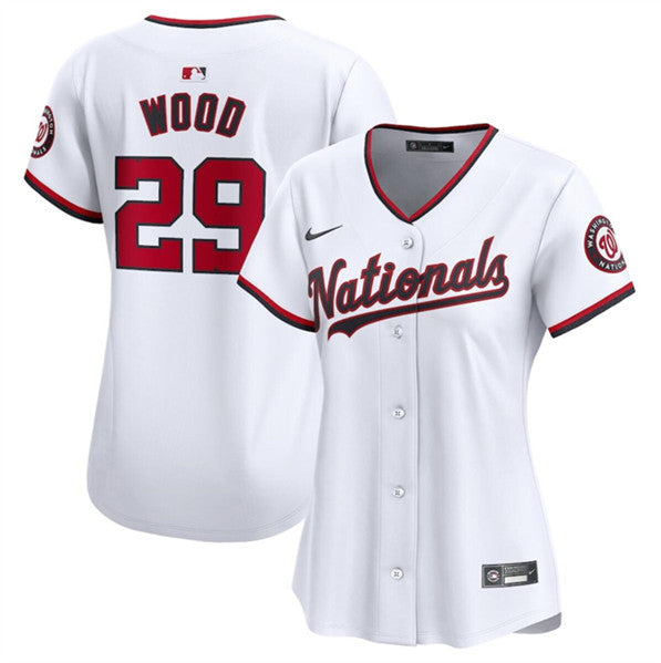 James Wood Washington Nationals white jersey