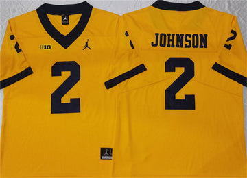 Will Johnson Michigan Wolverines yellow jersey