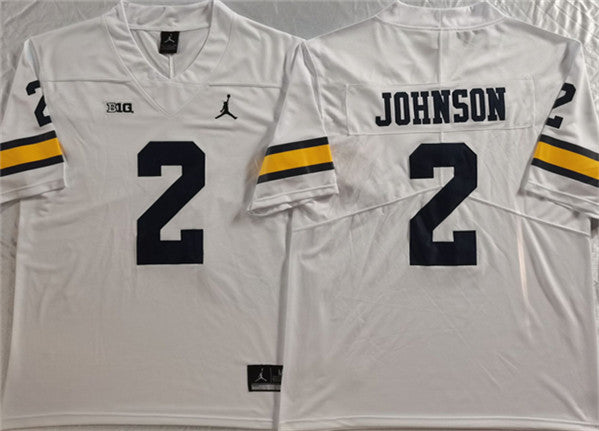 Will Johnson Michigan Wolverines white jersey
