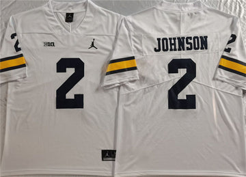 Will Johnson Michigan Wolverines white jersey