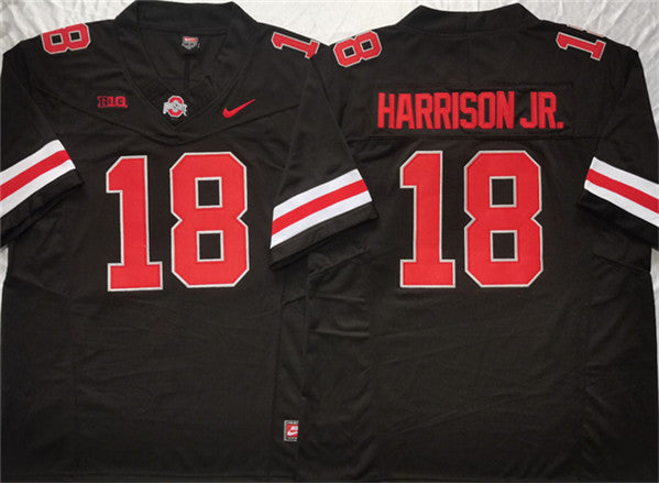 Marvin Harrison Jr Ohio State Buckeyes black Limited jersey