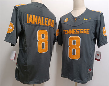 Nico Iamaleava Tennessee Volunteers grey jersey