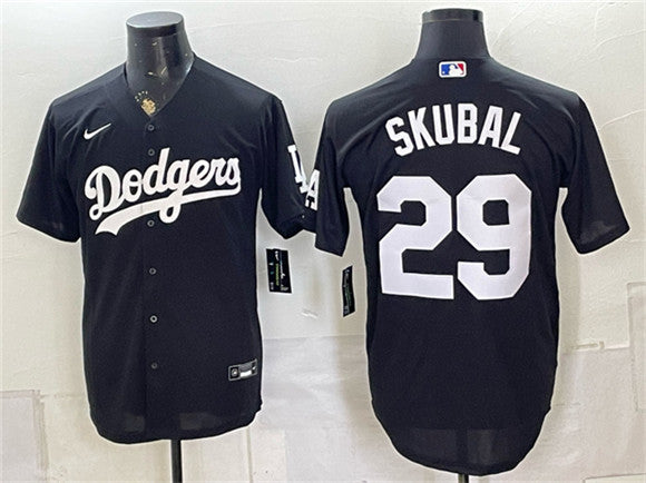 Tarik Skubal Los Angeles Dodgers black jersey