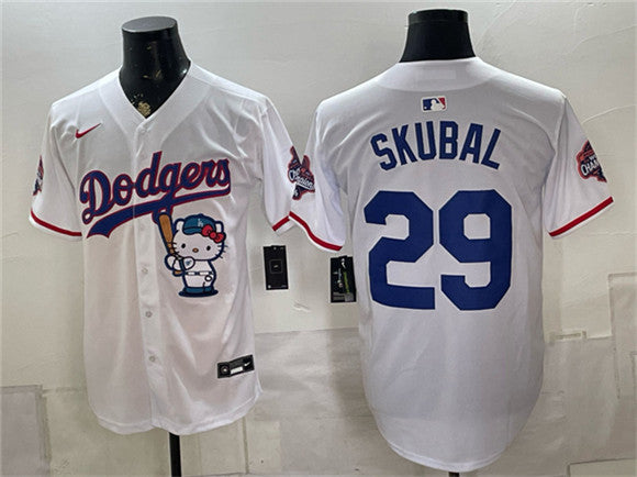 Tarik Skubal Los Angeles Dodgers white Limited jersey