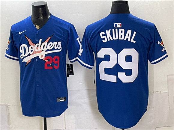 Tarik Skubal Los Angeles Dodgers royal Alternate jersey