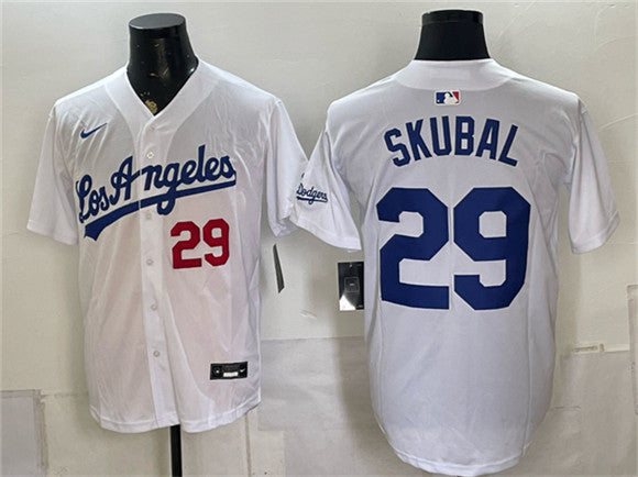 Tarik Skubal Los Angeles Dodgers white Alternate jersey
