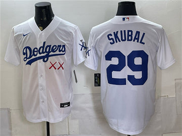 Tarik Skubal Los Angeles Dodgers white Vapor jersey
