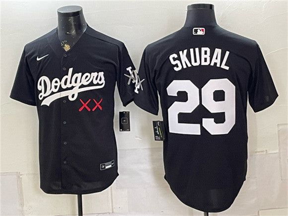 Tarik Skubal Los Angeles Dodgers black Vapor jersey