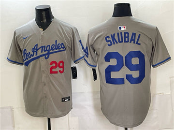 Tarik Skubal Los Angeles Dodgers gray Limited jersey