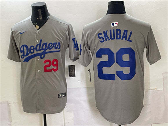 Tarik Skubal Los Angeles Dodgers grey Limited jersey