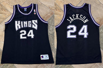 Bobby Jackson Sacramento Kings black jersey