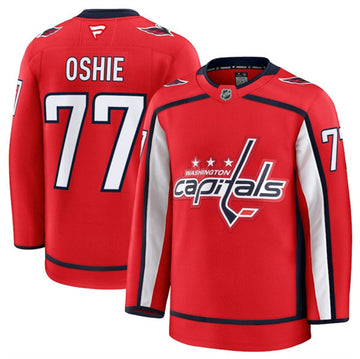 TJ Oshie Washington Capitals red Home jersey