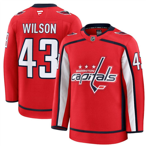 Tom Wilson Washington Capitals red Home jersey