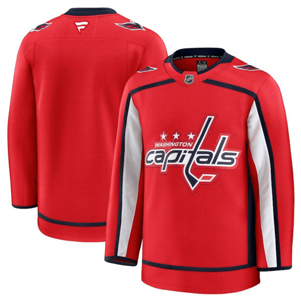 Custom Washington Capitals red Home jersey
