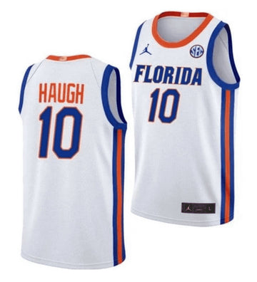 Thomas Haugh Florida Gators white jersey