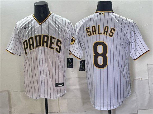 Ethan Salas San Diego Padres white jersey