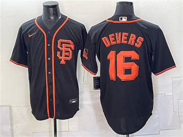 Rafael Devers San Francisco Giants black jersey