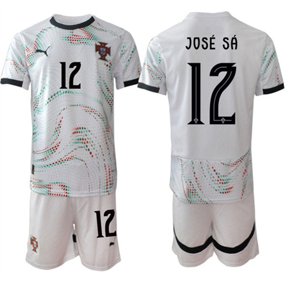José Sá Portugal National Team white Away jersey