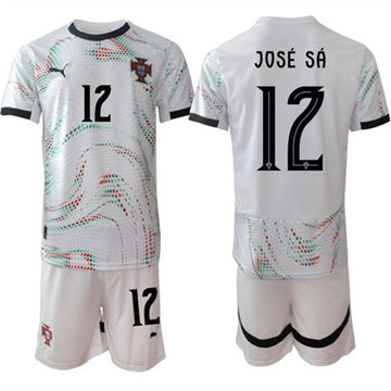José Sá Portugal National Team white Away jersey