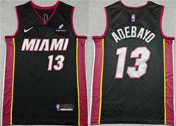 Bam Adebayo Miami Heat black jersey