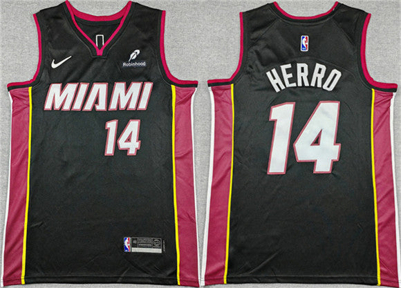 Tyler Herro Miami Heat black jersey