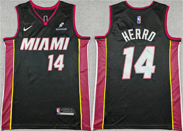 Tyler Herro Miami Heat black jersey
