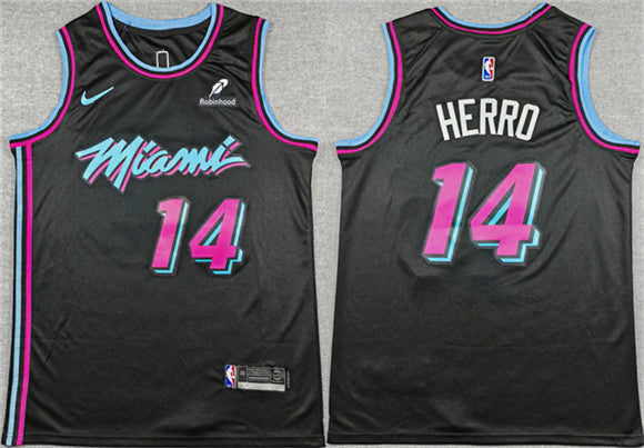 Tyler Herro Miami Heat black City Edition jersey