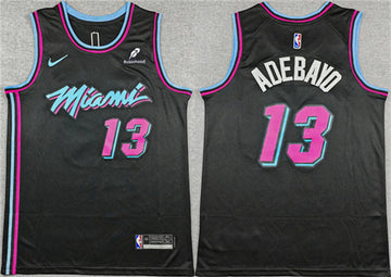 Bam Adebayo Miami Heat black City Edition jersey