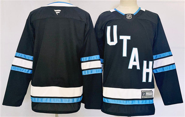 Custom Utah Mammoth navy jersey