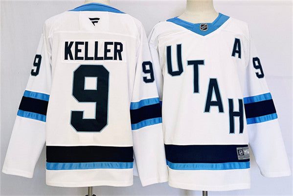 Clayton Keller Utah Mammoth white jersey