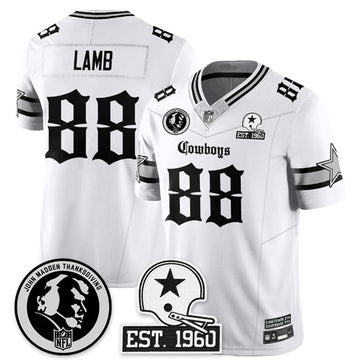 CeeDee Lamb Dallas Cowboys white Vapor jersey