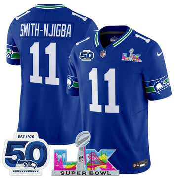 Jaxon Smith-Njigba Seattle Seahawks royal Vapor jersey