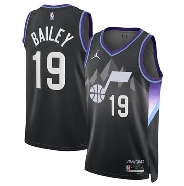 Ace Bailey Utah Jazz black jersey