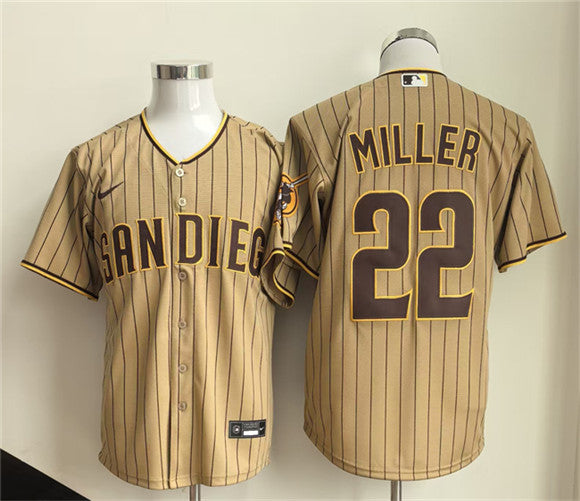 Mason Miller San Diego Padres tan jersey