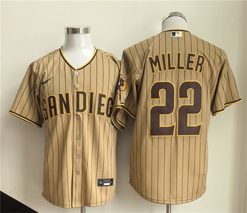 Mason Miller San Diego Padres tan jersey
