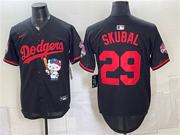 Tarik Skubal Los Angeles Dodgers black jersey
