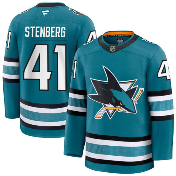 Ivar Stenberg San Jose Sharks teal jersey