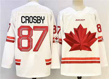 Sidney Crosby Team Canada white jersey