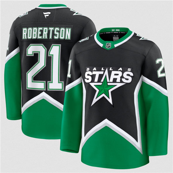 Jason Robertson Dallas Stars black Alternate jersey